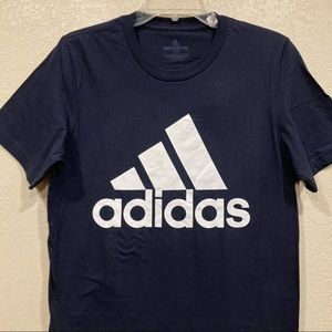 Navy Blue Adidas Classic Logo Shirt